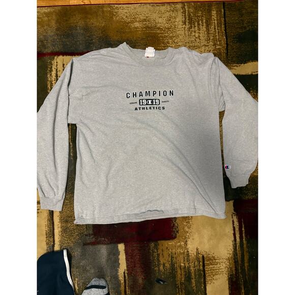 Champion 1919 Athletics Long Sleeve Shirt XL Gray Made in Mexico - Picture 6 of 6